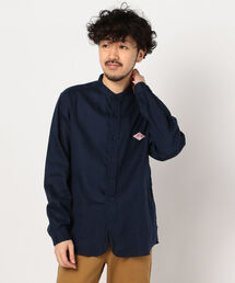 DANTON（ダントン）の「【DANTON/ダントン】リネンバンドカラーシャツ #JD-3607 KLS（シャツ/ブラウス）」