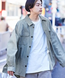 MONO-MART | 【ユニセックスで着用可能！/10色展開】ツイル CPOシャツ/オーバーサイズシャツ/シャツジャケット/セットアップ可(ブルゾン)