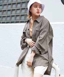 MONO-MART(モノマート)のオーバーサイズCPO シャツジャケット ワークシャツ/シャツブルゾン(ブルゾン)