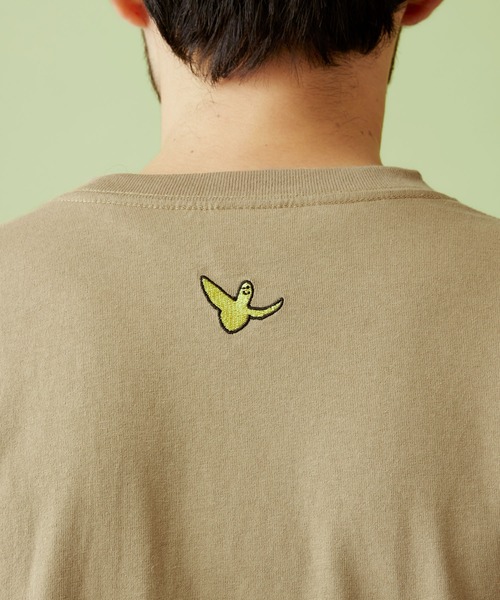 Mark Gonzales(マーク・ゴンザレス)の「Mark Gonzales/マークゴンザレス MONO-MART別注 袖ライン オーバーサイズ L/S カットソー(Tシャツ/カットソー・メンズ・ベージュ系その他/グリーン系その他/ブラック/ホワイト・FREE)」の6枚目の写真