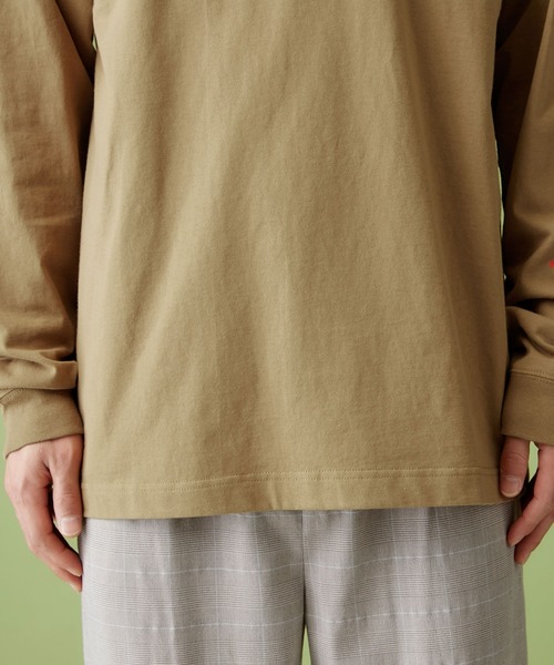 Mark Gonzales(マーク・ゴンザレス)の「Mark Gonzales/マークゴンザレス MONO-MART別注 袖ライン オーバーサイズ L/S カットソー(Tシャツ/カットソー・メンズ・ベージュ系その他/グリーン系その他/ブラック/ホワイト・FREE)」の10枚目の写真