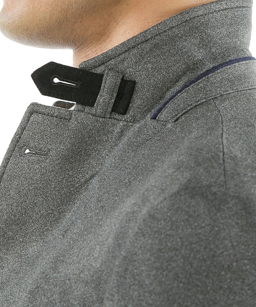 ジョセフアブード　メランジコンバーチブルジャケット　トラベル　グレー　LL JOSEPH ABBOUD（ジョセフアブード）の「メランジスエード