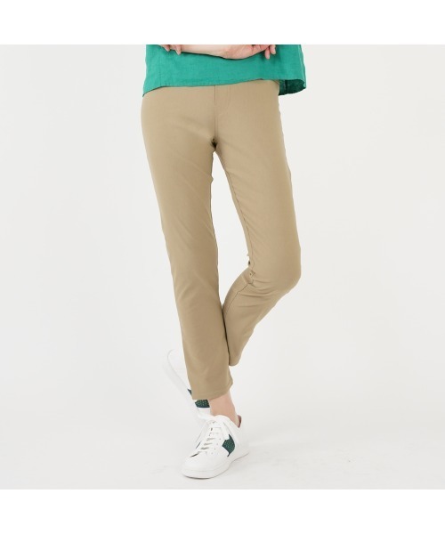 Tuche(トゥシェ)の「【Tuche】 ベルトループ付 ドライストレッチ スタイリッシュボトム(その他パンツ・レディース・ブラック/サンドベージュ/ネイビー・LARGE/MEDIUM)」の3枚目の写真