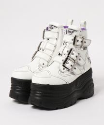 「YOSUKE/ヨースケ」厚底ベルティッドハイカットスニーカー