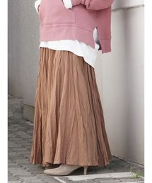 Ungrid | ランダムプリーツマキシスカート(スカート)