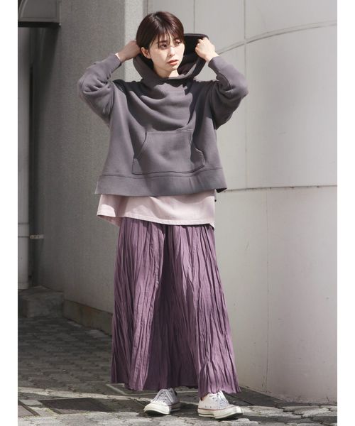 Ungrid（アングリッド）の「ランダムプリーツマキシスカート（スカート・レディース・パープル/ブラウン/ブルー・FREE）」の8枚目の写真