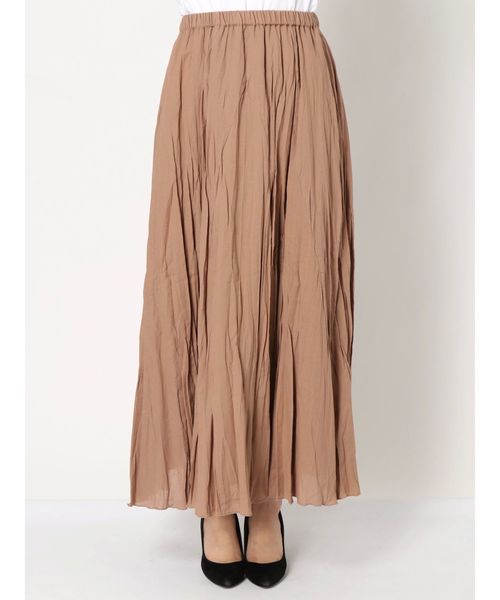 Ungrid（アングリッド）の「ランダムプリーツマキシスカート（スカート・レディース・パープル/ブラウン/ブルー・FREE）」の7枚目の写真