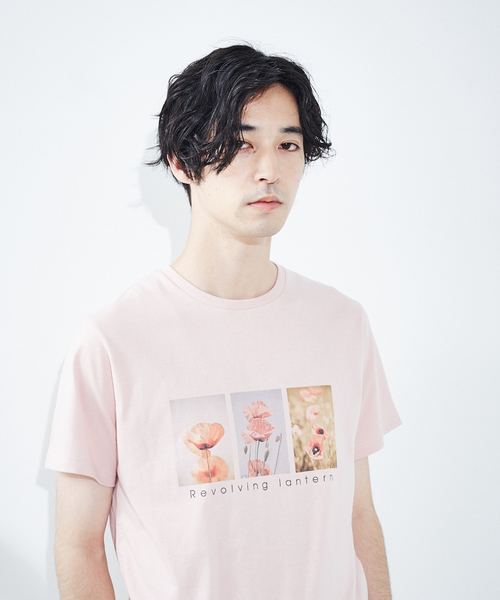 ABAHOUSE GRAY（アバハウスグレイ）の「【展開店舗限定】Flowerphotoプリント半袖Tシャツ（Tシャツ/カットソー・メンズ・ホワイト系その他/ホワイト系その他2/ホワイト系その他3/イエロー/グレイッシュブルー/ピンク・46/48）」の6枚目の写真