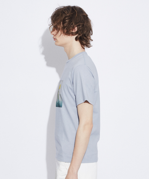 ABAHOUSE GRAY（アバハウスグレイ）の「【展開店舗限定】Flowerphotoプリント半袖Tシャツ（Tシャツ/カットソー・メンズ・ホワイト系その他/ホワイト系その他2/ホワイト系その他3/イエロー/グレイッシュブルー/ピンク・46/48）」の8枚目の写真