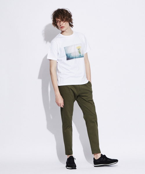 ABAHOUSE GRAY（アバハウスグレイ）の「【展開店舗限定】Flowerphotoプリント半袖Tシャツ（Tシャツ/カットソー・メンズ・ホワイト系その他/ホワイト系その他2/ホワイト系その他3/イエロー/グレイッシュブルー/ピンク・46/48）」の15枚目の写真