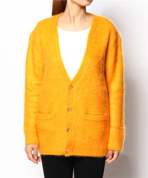 Drawer（ドゥロワー）の「DRAWER ファーカーディガン（カーディガン/ボレロ・レディース・ピンク/イエロー/ブラック・2/1）」の14枚目の写真