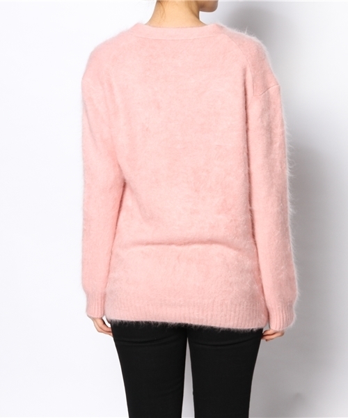 Drawer（ドゥロワー）の「DRAWER ファーカーディガン（カーディガン/ボレロ・レディース・ピンク/イエロー/ブラック・2/1）」の5枚目の写真