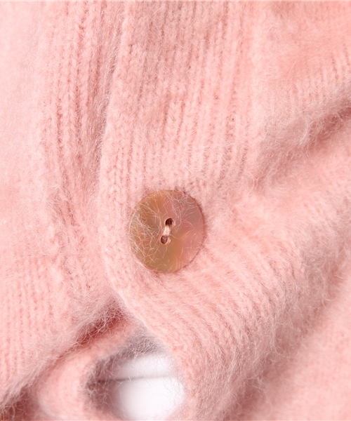 Drawer（ドゥロワー）の「DRAWER ファーカーディガン（カーディガン/ボレロ・レディース・ピンク/イエロー/ブラック・2/1）」の11枚目の写真