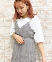クリンクルキャミワンピ×Ｔシャツセット【ZOZOTOWN限定アイテム】