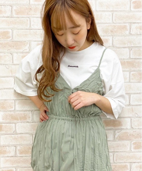 apres jour（アプレジュール）の「クリンクルキャミワンピ×Ｔシャツセット【ZOZOTOWN限定アイテム】（ワンピース・レディース・ミント/アイボリー/その他/モカ・フリー）」の17枚目の写真