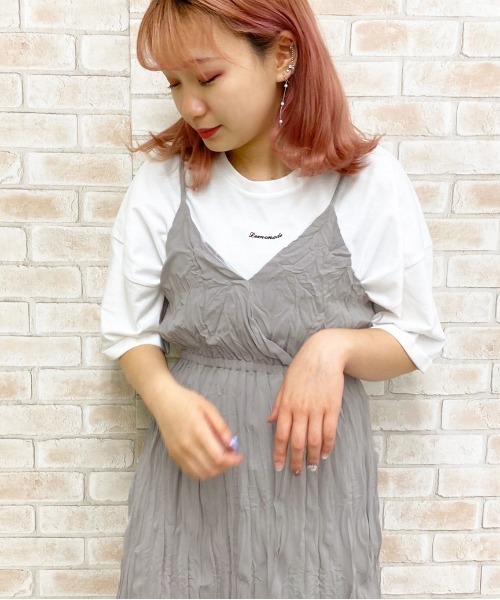 apres jour（アプレジュール）の「クリンクルキャミワンピ×Ｔシャツセット【ZOZOTOWN限定アイテム】（ワンピース・レディース・ミント/アイボリー/その他/モカ・フリー）」の20枚目の写真