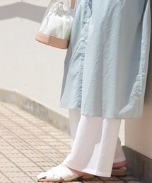 シアーストレートパンツ