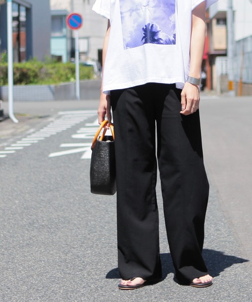 reca(レカ)の「シアーストレートパンツ(その他パンツ・レディース・ブルー系その他/オフホワイト/ブラック/ホワイト系その他/アイボリー/ミント・FREE)」の5枚目の写真