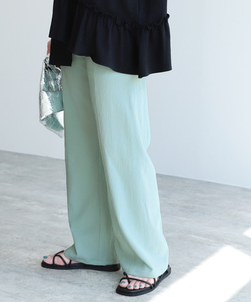 reca(レカ)の「シアーストレートパンツ(その他パンツ・レディース・ブルー系その他/オフホワイト/ブラック/ホワイト系その他/アイボリー/ミント・FREE)」の18枚目の写真