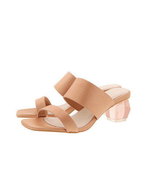 RANDA（ランダ）の「変形ヒールミュールサンダル（サンダル・レディース・ブラック/ゴールド/ピンク/ブルー/アイボリー・M/L/LL/S）」の13枚目の写真