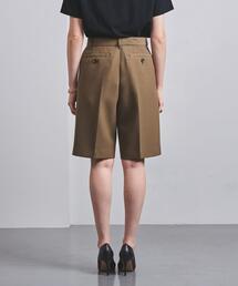 AKIRA NAKA タックショートパンツ ブラウン AKIRANAKA（アキラナカ）の「＜AKIRA NAKA（アキラ ナカ