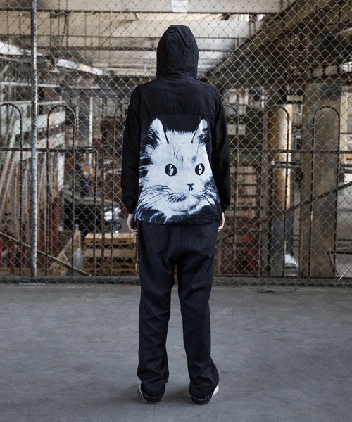 RIPNDIP（リップンディップ）の「RIPNDIP(リップンディップ) Nerm IRL リムーバブル アノラックフードジャケット（ナイロンジャケット・メンズ・ブラック・M/L）」の14枚目の写真