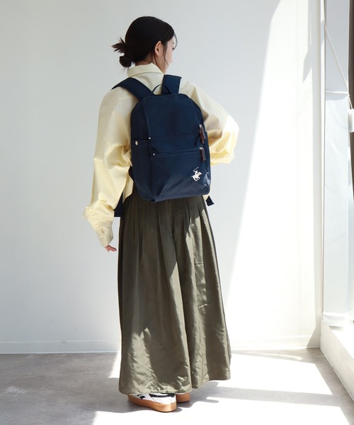BEVERLY HILLS POLO CLUB(ビバリーヒルズポロクラブ)の「【BEVERLY HILLS POLO CLUB/ビバリーヒルズポロクラブ】ポニー刺繍リュック/バックパック(バックパック/リュック・レディース・ブラック/ネイビー・FREE)」の13枚目の写真