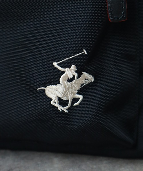 BEVERLY HILLS POLO CLUB(ビバリーヒルズポロクラブ)の「【BEVERLY HILLS POLO CLUB/ビバリーヒルズポロクラブ】ポニー刺繍リュック/バックパック(バックパック/リュック・レディース・ブラック/ネイビー・FREE)」の4枚目の写真