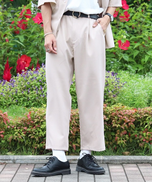 PairPair（ペアペア）の「アンクルワイドパンツ(セットアップ)（その他パンツ・メンズ・ネイビー/アイボリー/モカ・FREE）」の2枚目の写真