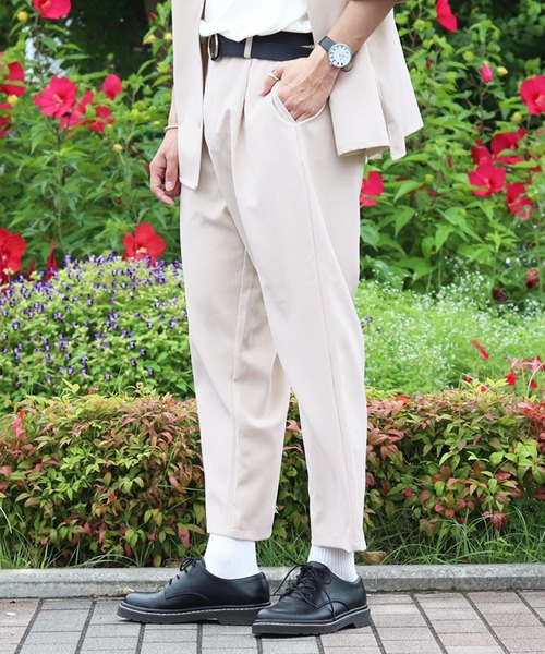 PairPair（ペアペア）の「アンクルワイドパンツ(セットアップ)（その他パンツ・メンズ・ネイビー/アイボリー/モカ・FREE）」の9枚目の写真