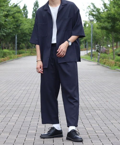 PairPair（ペアペア）の「アンクルワイドパンツ(セットアップ)（その他パンツ・メンズ・ネイビー/アイボリー/モカ・FREE）」の19枚目の写真