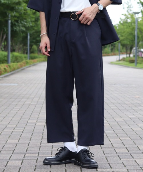 PairPair（ペアペア）の「アンクルワイドパンツ(セットアップ)（その他パンツ・メンズ・ネイビー/アイボリー/モカ・FREE）」の22枚目の写真