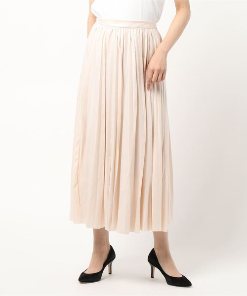 KOBE LETTUCE（コウベレタス）の「レザーライクプリーツスカート（スカート・レディース・アイボリー/ブラック/ブラウン・FREE）」の14枚目の写真