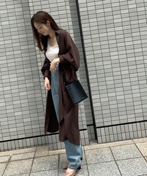 KOBE LETTUCE | オーバーサイズロングシャツワンピース(シャツワンピース)