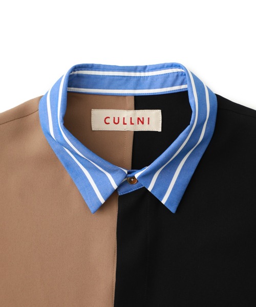 CULLNI（クルニ）の「【CULLNI】EX.CLERIC BICOLOR SH/20-AW-047（シャツ/ブラウス・メンズ・ブラック/ネイビー・1/2）」の3枚目の写真