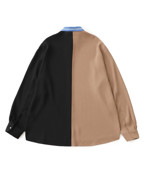 CULLNI（クルニ）の「【CULLNI】EX.CLERIC BICOLOR SH/20-AW-047（シャツ/ブラウス・メンズ・ブラック/ネイビー・1/2）」の4枚目の写真