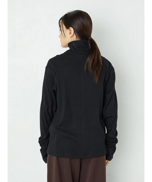 AMERICAN HOLIC（アメリカンホリック）の「リブカットタートルプルオーバー　＊（Tシャツ/カットソー・レディース・ブラック/ブラウン/オフホワイト/アイボリー・M/L）」の21枚目の写真