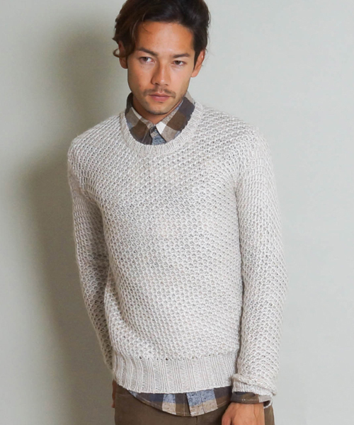 goa（ゴア）の「ｳｰﾙﾘﾈﾝﾛｰｹﾞｰｼﾞﾌﾟﾙｵｰﾊﾞｰ（ニット/セーター）」 - WEAR