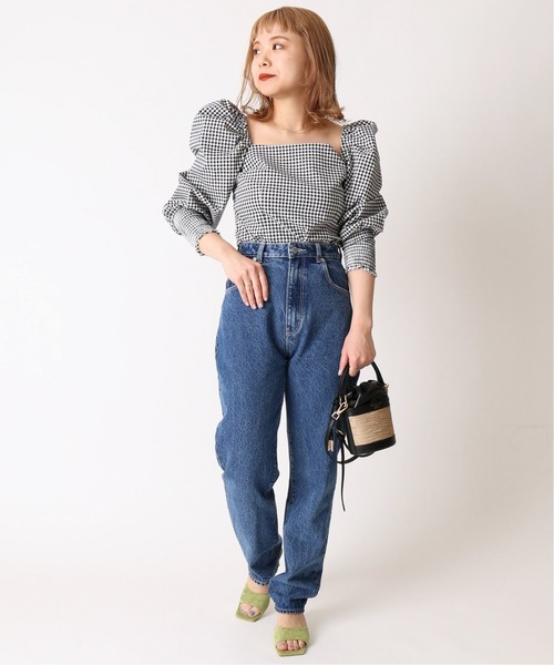 Spick &amp; Span - 新品未使用♡スタンドカラーギンガムブラウス Spick & Span - スピック＆スパン Spick&Span スタンドカラー