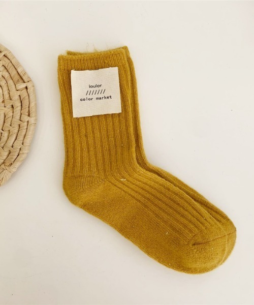 「kakko」(カッコ)の「レディース ウール混ソックス靴下(ソックス/靴下・レディース・A/B/C/D/E/F/G/H/I/J/K/L・ONE SIZE)」の4枚目の写真