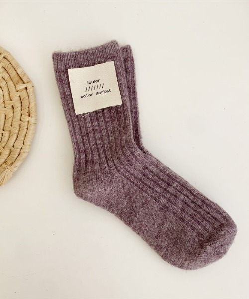 「kakko」(カッコ)の「レディース ウール混ソックス靴下(ソックス/靴下・レディース・A/B/C/D/E/F/G/H/I/J/K/L・ONE SIZE)」の6枚目の写真