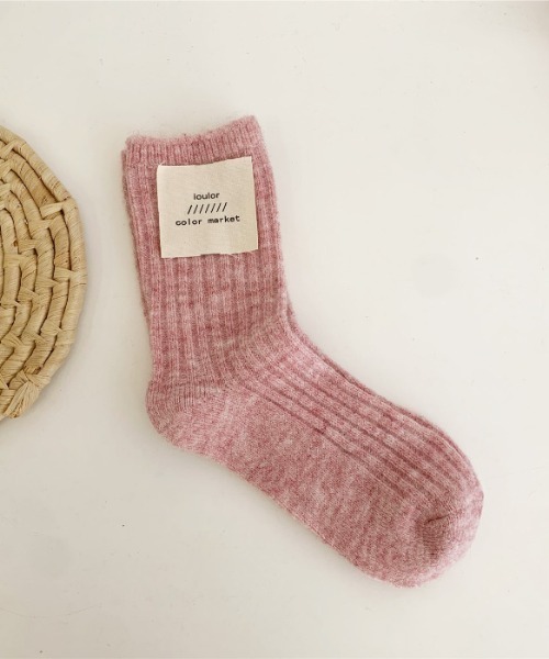 「kakko」(カッコ)の「レディース ウール混ソックス靴下(ソックス/靴下・レディース・A/B/C/D/E/F/G/H/I/J/K/L・ONE SIZE)」の7枚目の写真
