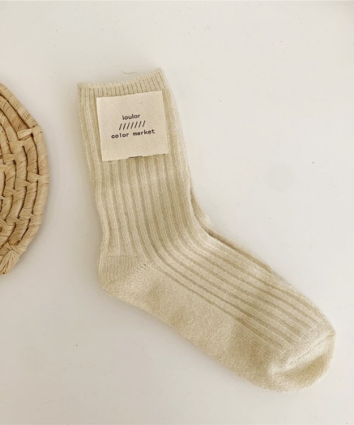 「kakko」(カッコ)の「レディース ウール混ソックス靴下(ソックス/靴下・レディース・A/B/C/D/E/F/G/H/I/J/K/L・ONE SIZE)」の10枚目の写真