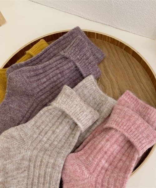 「kakko」(カッコ)の「レディース ウール混ソックス靴下(ソックス/靴下・レディース・A/B/C/D/E/F/G/H/I/J/K/L・ONE SIZE)」の14枚目の写真