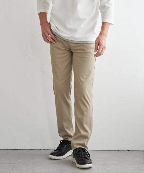 ikka(イッカ)の「GOKU楽パンツ EASY STRETCH 5ポケット(その他パンツ・メンズ・ブラック/グレー/オリーブ/ベージュ/ブラウン/グリーン/アイボリー/チャコール/ブルー/ブルー系その他・S/M/L/XL)」の2枚目の写真