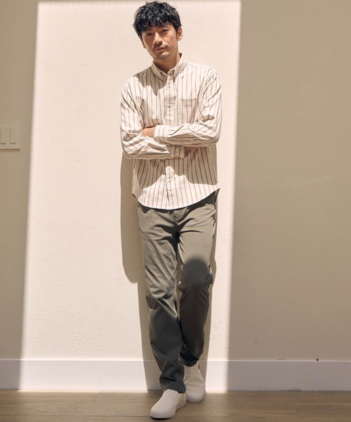 ikka(イッカ)の「GOKU楽パンツ EASY STRETCH 5ポケット(その他パンツ・メンズ・ブラック/グレー/オリーブ/ベージュ/ブラウン/グリーン/アイボリー/チャコール/ブルー/ブルー系その他・S/M/L/XL)」の16枚目の写真