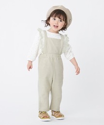 petit main | ショルダーレースフリルサロペットパンツ(その他パンツ)
