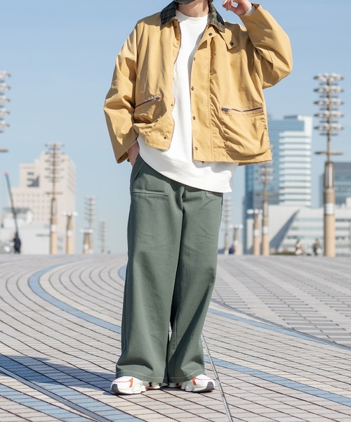 襟配色フィールドジャケット