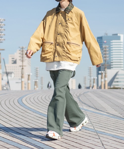 襟配色フィールドジャケット