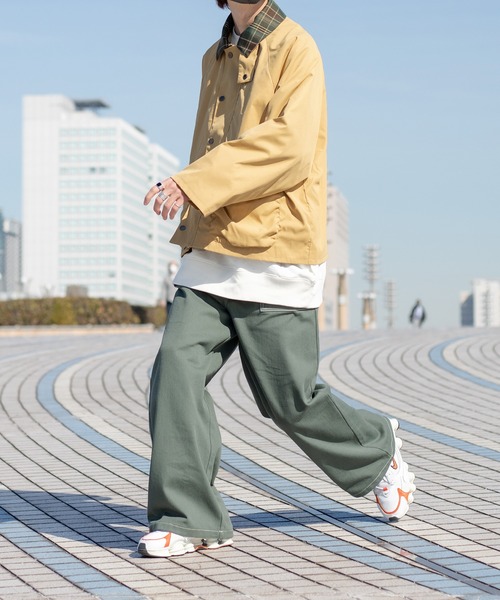 襟配色フィールドジャケット